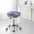 thumbnail image 7 of Bingfone Majestic Fantasy Castle Padded Round Bar Stool Cover Cushion with Elastic Fabric Round Chair Seat - Majestic Fantasy Castle, 7 of 7