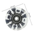 thumbnail image 2 of OULII 1 Ensemble de Roues à Roulettes Double Rangée Bleu Antidérapant Maximiser l'Efficacité pour Patinage Récréatif, 2 of 8
