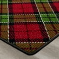thumbnail image 5 of Milliken Seasonal Area Rug CHRISTMAS PLAID Christmas Plaid Red Modern, 5' x 5', 5 of 5