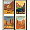 thumbnail image 1 of Panneau d'Oreiller Utah National Parks par Anderson Collection de Groupe de Design de Riley Blake Designs Tissu 100 % Coton PP8794R-UTAH - 36 Pouces x 42 Pouces Arches, Zion, Bryce, Capitol Reef, 1 of 3