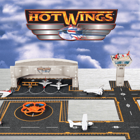 Hot Wings F-18 Blue Angels Die Cast Collectible Plane with Connectible Runway #1 Seller in Aviation Museums Nationwide