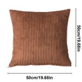 thumbnail image 2 of Hwkond Throw Pillows for Bed Striped Pillow Solid CushionCoffee Coloured Throw Pillow Pillow CoverCan Be Used For Living Room SofaSoft And Comfortable Experience Is Great,CoffeeL, 2 of 4