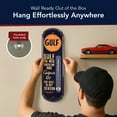 thumbnail image 6 of American Art Decor Gulf Vintage Thermometer - Officially Licensed Indoor/Outdoor Sign with Embossed Edge, Dual °F/°C Retro Gas Station Decor, 6 of 8