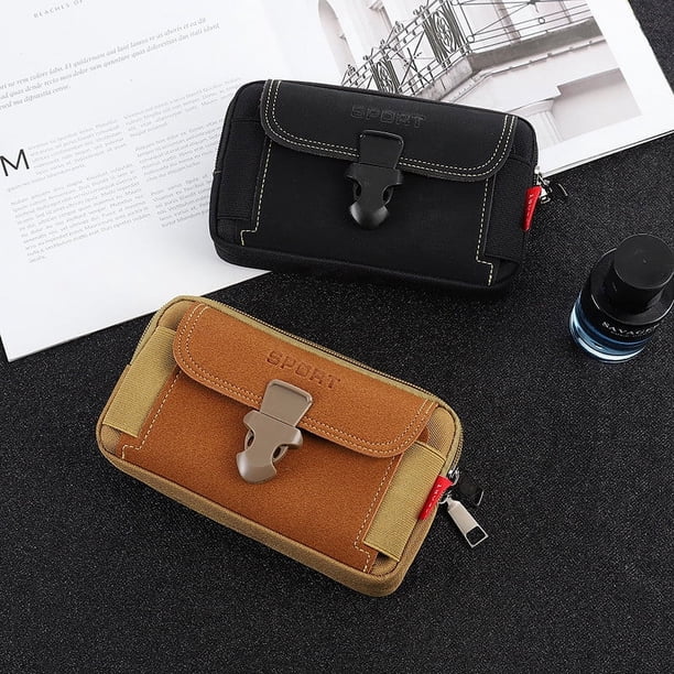 Ganfancp Bolsa de Cinturón Multifuncional para Hombre, Bolsa de Cintura para Smartphone Grande, Funda de Teléfono Herramienta, Bolsa de Cintura Bolsa de Cintura para Hombre, Bolsa de Cintura para Tel