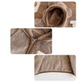 thumbnail image 5 of Gubotare Jacket for Baby Boys Toddler Girls Boys Fuzzy Fleece Zip Up Sherpa Jacket Fall Winter Warm Zip Up Coat Soft Comfy Long Sleeve Outerwear Size 6 12 Months (Coffee,6-12 Months), 5 of 6