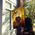 thumbnail image 2 of Caroline's Treasures BB4395CHF Halloween Wire Haired Dachshund Chocolate Flag Canvas House Size , Large, multicolor, 2 of 3