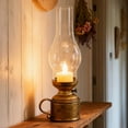 thumbnail image 5 of Vintage Flameless Kerosene Lamp LED Table Lamp, Battery Operated Oil Lamp for Indoor Tabletop Decoration, Nightstand Lighting for Bedroom Living Room Halloween Christmas, 5 of 6