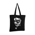 thumbnail image 2 of Awkward Styles Skull with Captain Hat and Pipe Tote Bag Captain Skull Canvas Tote Bag Day of the Dead Gifts Dia de los Muertos Shopping Bag Sugar Skull Reusable Grocery Bag Sugar Skull Gifts, 2 of 5