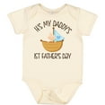 thumbnail image 3 of Inktastic 1st Father's Day Baby Boy Boys Baby Bodysuit, 3 of 5