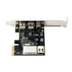 thumbnail image 4 of Tarjeta adaptadora Irfora Tarjeta adaptadora PCI-E a 1394 PCI-E x1 a 3 puertos DV Tarjeta de captura de video de alta definición con 2 * 1394A 6Pin 1 * 1394A 4Pin puertos Irfora Tarjeta adaptadora, 4 of 7
