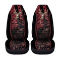 thumbnail image 5 of XYZCANDO Breathable Car Seat Covers SUV Van Sedan, Easy to Install Washable Car Front Seat Covers 2 pcs Stretchy Cloth Red Stag Camo, 5 of 10