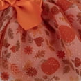 thumbnail image 6 of Baby Essentials Baby Girl Pumpkin Outfit 4-Piece Set – Long Sleeve Bodysuit, Tutu Skirt, Leg Warmers & Bow Headband (Orange Cutest In The Patch, 3 months), 6 of 8