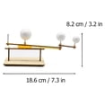 thumbnail image 3 of Miangastore Sun-earth-moon Model Science Astronomy Demo Wooden Astronomy Teaching Model, 3 of 8