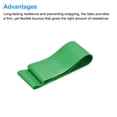 thumbnail image 4 of Anti Deslizantes Característica Silla Bandas, Flexible Asiento Elástico Látex Bandas para Hogar Oficina, Medio Plegado Longitud 250mm, Grosor 1mm, Verde Paquete de 4, 4 of 7