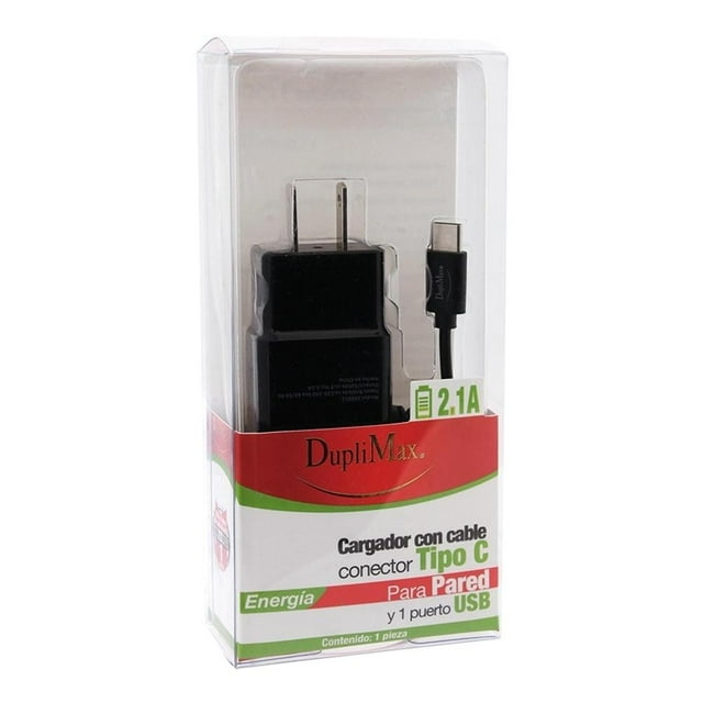 Cargador Duplimax 2.1 a Negro