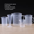 thumbnail image 2 of UEETEK 5pcs 50ml / 100ml / 150ml / 250ml / 500ml Measuring Cup Labs Plastic Graduated Beakers (Transparent), 2 of 7