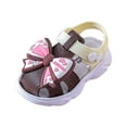 thumbnail image 2 of Toddler Sandals for Girl, Beach Summer Shoes for Girls, Breathable Comfortable Casual Outdoor Footwear for 1-3 Year Lightweight Walking, 2 of 6