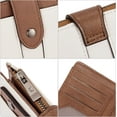 thumbnail image 4 of EcoNesxp Multifunctional Women's Small Wallet Leather Bi-Fold Multi-Card Slots Mini Card Holder Storage Bag Designer Women's Zipper Coin Purse with Removable ID Window Women's Small Wallet Leather Bi, 4 of 5