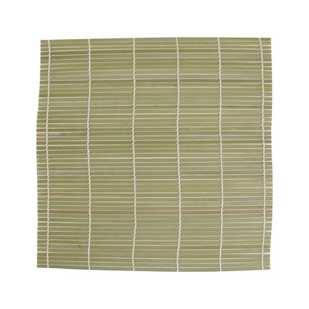

NUOLUX 1 Pc Green Bamboo Sushi Roller Mat Sushi Rolling Bamboo Pad Kitchen Sushi Making Tool (30x30cm)