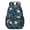 Pioneer Flower Floral-3, variant on Pioneer Flower Floral Print Pattern 17" School Backpacks for Teens,Waterproof Oxford Fabric,S-Shape Padded Straps for School,Travel,Hiking,Camping