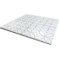 thumbnail image 3 of The Tile Life Winifred 10" x 10" Azul Glossy Porcelain Tile Sample, 1 Piece, 3 of 8