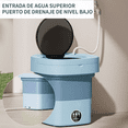 thumbnail image 4 of Mini Lavadora Secadora Portátil Grande Luz Azul Plegable 10l AZUL, 4 of 5