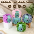 thumbnail image 4 of Chunky Chenille Yarn, Soft Blanket Yarn for Hand Knitting, Plush Yarn for Crocheting, 46Yds Velvet Crochet Yarn for Making Blankets Weaving DIY Craft, 4 of 7