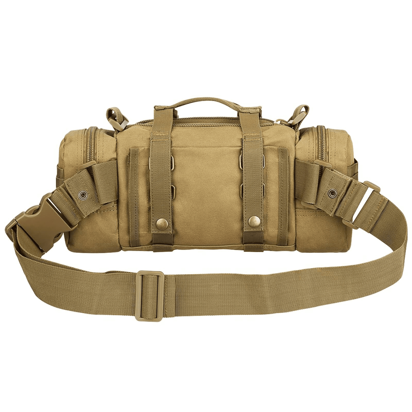 G4Free Waist Pack Sling Bag, Small Crossbody Fanny Pack with Handlebar Strap for Outdoor Hiking and Travel
