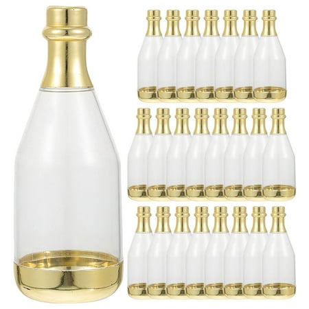 

NUOLUX 24pcs Candy Storage Bottles Party Favor Containers Champagne Bottle Candy Containers