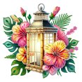 thumbnail image 3 of Kit Adornos Mesa Con Pintura Diamantes Linterna Acrílica Forma Especial, 3 of 9