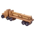 thumbnail image 3 of AmishToyBox.com Log Truck Wooden Toy - Amish-Made in Lancaster County, Pennsylvania - with 6 Removable Logs, 3 of 4