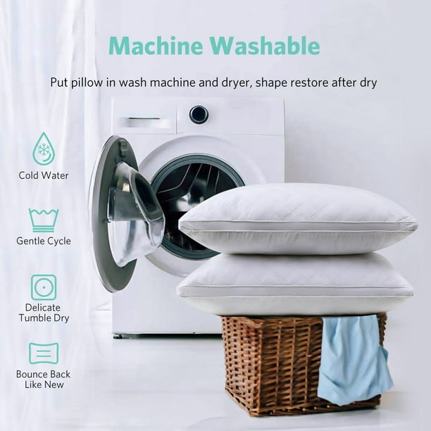 How To Wash Down Alternative Pillows Pillow Inserts Washing Down