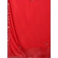 thumbnail image 3 of eloria Women's Neck Wrap Designer Embroidered Poly Chiffon Mirror Work Dupatta Indian Long Stole, 3 of 5