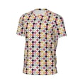 thumbnail image 6 of Wukai Polka Dot Print Men's Short-Sleeved Mesh T-Shirt,Quick-Dry Short Sleeve Workout T-Shirt-5X-Large, 6 of 8