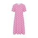 thumbnail image 5 of Vestido Casual Pantalones para Mujeres Vestido de Cuello Alto Cintura Elástica Cuello en V Manga Corta Polka Dot Cuello Redondo Top, 5 of 5