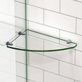 thumbnail image 4 of DreamLine 12 in. x 8 in. Corner Glass Shelf in Oil Rubbed Bronze, 4 of 6