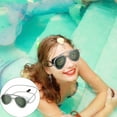 thumbnail image 4 of Lunettes de Natation pour Adultes Haute Performance Design Anti-Buée avec Sangle Confortable Inclut Tissu pour Lentilles et Sangle pour Lunettes pour Natation sur les Genoux et Activités Piscine, 4 of 5
