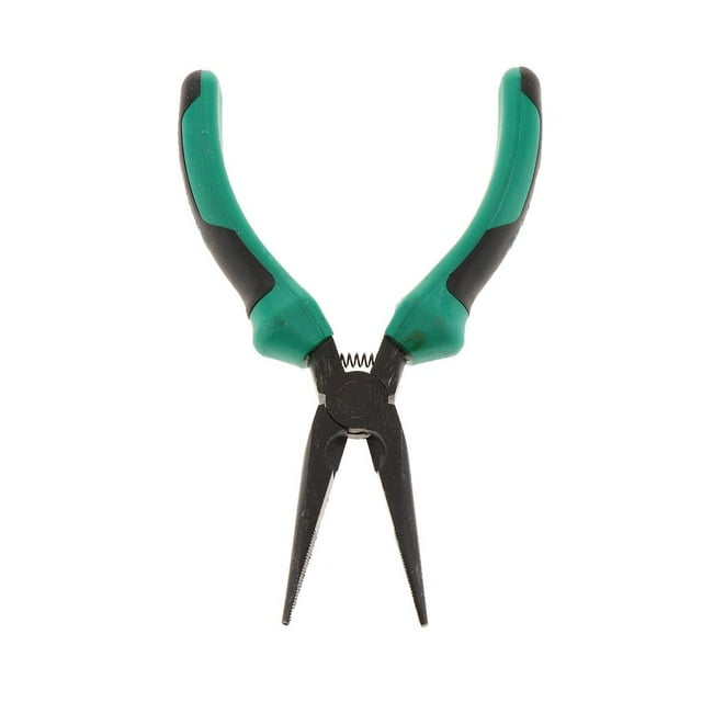 Alicates de punta fina de precisión de alcance largo, herramienta de reparación aislada W106N 6 pulgadas 150mm