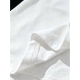 thumbnail image 5 of Women White Vintage Patriotic Eagle T-Shirt, Oversized Crew Neck Top for 4th of July Independence Day, 5 of 6