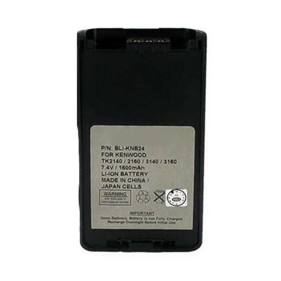 Batteries N Accessories BNA-WB-BLI-KNB24 2-Way Radio Battery - Li-Ion, 7.4V, 2000 mAh, Ultra High Capacity Battery - Replacement for Kenwood KNB-24LI Battery