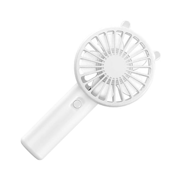 Inteprter Ventilador de mano Mini escritorio USB portátil con base Refrigerador silencioso de pestañas pequeñas para niñas Dormitorio al aire Type3 NO3