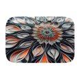 thumbnail image 2 of 3D Flower 20 Non-Slip Memory Foam Bath Rug: Absorbent, Quick-Dry, Machine Washable, Soft & Comfortable - L, 2 of 7