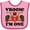 Pink and Fuchsia, variant on Inktastic 1st Birthday Racing Car Boys Boys Baby Bib