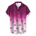 thumbnail image 2 of Xixinqiwan No Boundaries Hawaiian Shirt for Men Short Sleeve Button Down Shirts Beach Tropical Printed Casual Shirts Loose Quick Dry Blouse, 2 of 3