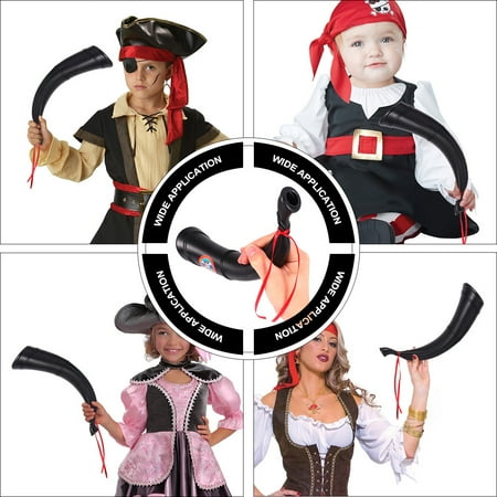 

Horn Pirate Viking Blow Authentic Costume Bugle Winding Accessories Cosplay Blowing Suppliesdress Soundingkidstrumpet