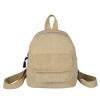 Mini mochila para mujer, mochila de pana para niñas, mochila de viaje Retro (caqui) Tmvgtek Para Estrenar