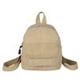 thumbnail image 1 of Mini mochila para mujer, mochila de pana para niñas, mochila de viaje Retro (caqui) Tmvgtek Para Estrenar, 1 of 5