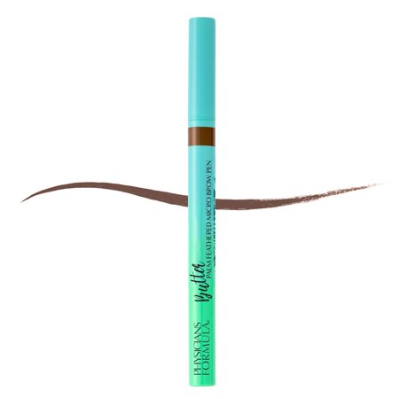 Eyebrow Makeup By Physicians Formula Butter Palm Feathered Micro Eyebrow Brow Color Pen, Dark Brown Universal Brown