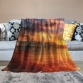 thumbnail image 2 of Patifu Sunset Warm Lightweight Blanket Soft Fleece Blankets Throw Blanket Living Rooms Sofa Decor Cow Gifts Blanket All Seasons Excellent Hand Feel Blanket 40x50in, 2 of 6