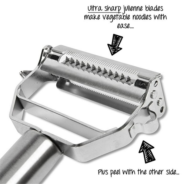 Lunaya Premium Ultra Sharp Stainless Steel Julienne & Vegetable